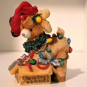 Vintage Enesco Special Deerlivery Reindeer Figurine